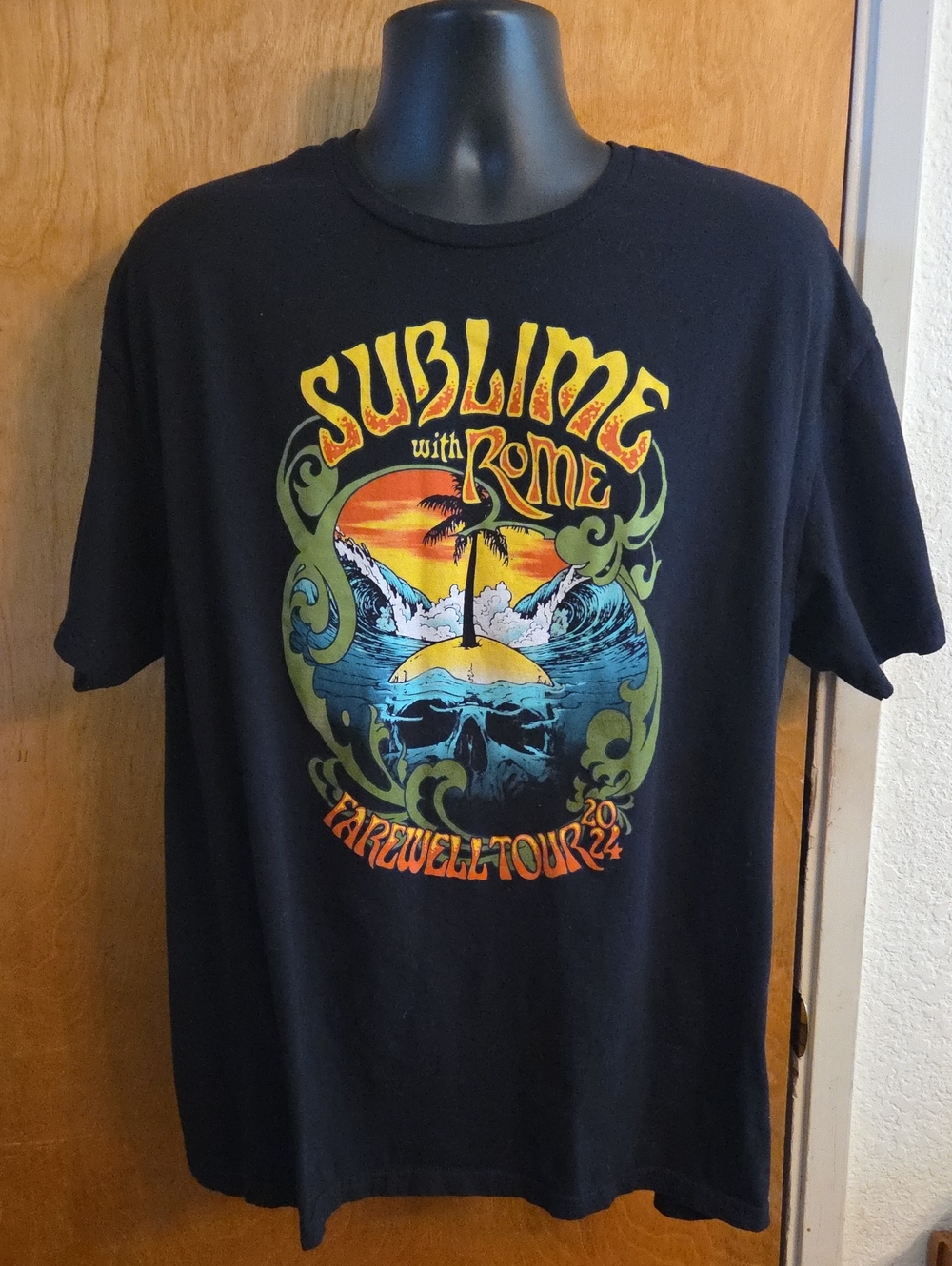 Sublime with Rome Farewell Tour 2024 Concert T-Shirt‎ Size XXL